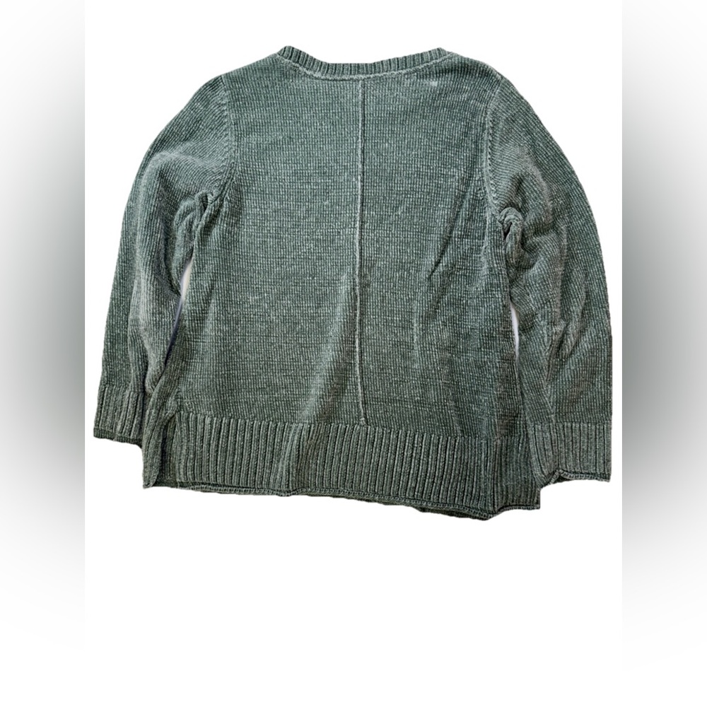 Style & Co. Sage‎ Green Crew Neck Sweater - Picture 3 of 6